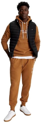 TOMMY HILFIGER Men's Ultra Soft Lightweight Quilted Puffer Packable Vest, Black, XL2