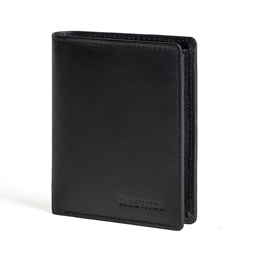Image of TANSTITCH Slim Leather Wallet || Small,Compact, Minimalist & Thin Wallet || RFID Protected || Front Pocket Carry