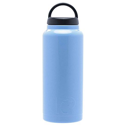 RTIC 201 Double Wall Vacuum Insulated Bottle, 36 oz, Carolina Blue