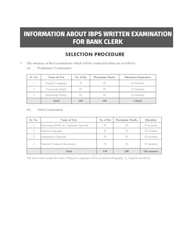 Image of 24 Year-wise IBPS Clerk Preliminary & Main Exams Previous Year Solved Papers (2024 - 2011) 7th Edition