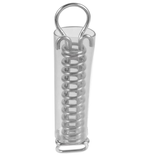 Beaupretty Resorte de Acero Inoxidable para Cubierta de Piscina con Funda de Vinilo Protectora Juego de Resortes D Tipo con Anillo de Tope Resistente para Cubierta de Piscina de Invierno