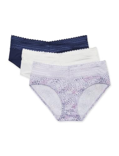Image of Warner's womens Blissful Benefits No Muffin 3 Pack Hipster Panties