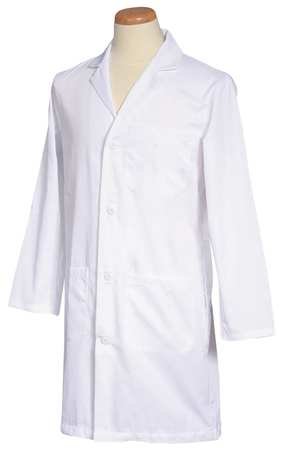 Lab Coat, White, 39-1/4 in. L
