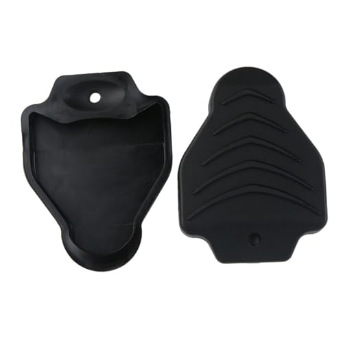 Abaodam 1Pair Cleat Covers for Look Durable Shoe Clipless Protector Black Cleat Sleeves Prevents Mud Dirt Build Up Easy to Use Convenient Cycling Accessory