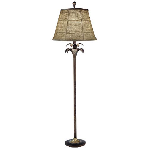 61 Inch High Bombay Palm Leaf Floor LAMP