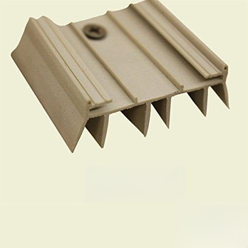 Door Parts: Bottom/Sweep, Slide on, Fin Type - Beige Color - Bi
