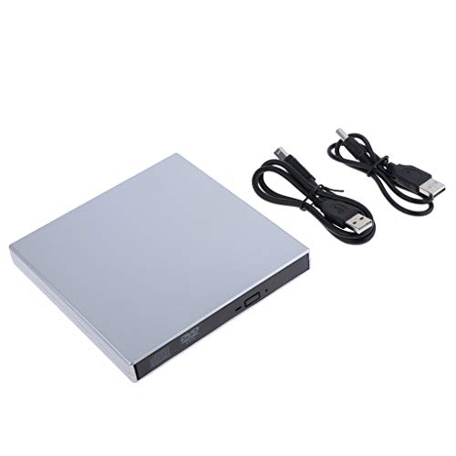 Gravador de DVD externo Almencla, gravador externo USB 2.0 CD-RW/DVD-RW gravador externo DVD Drive p