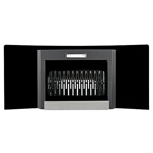 Image of Faber 90cm 1100 m3 /hr Autoclean Chimney || Filterless || Touch & Gesture Control || Black Finish || 8Yrs Warranty on Motor & 2Yrs Comprehensive - HOOD ZEST DLX IN HC SC FL BK 90