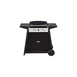 Eno - Plancha à gaz 2 brûleurs Océane 50 + chariot - 47 x 36 cm - 5 kW