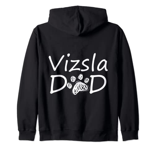 Vizsla - Dady, perro, cachorro, dueño, padre, padre Sudadera con Capucha