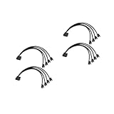 Cordon pour câble de ventilateur de refroidissement - faible résistance, conductivité, économie d'énergie et haute précision, répartiteur en y tressé