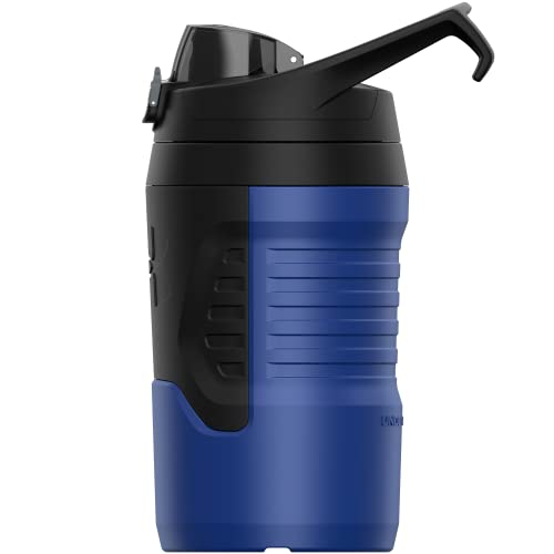 Image of Under Armour 32 oz Insulated Water Bottles - Sports Water Jug with Fence Hook, Leak Resistant for Baseball, Football & More, 32 oz Insulated, Royal