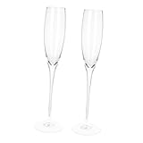STOBAZA 2 piezas Copas de Cristal Transparentes para y Champán Elegantes Vasos para Cócteles y Bebidas Fiestas