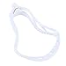 ZASCHMOY High Strength Unstrung Lacrosse Head Replacement by Your Brand - Durable Nylon Construction for Competition Sports Training - Ideal for Offensive and Defensive Play - Fits Long (White)