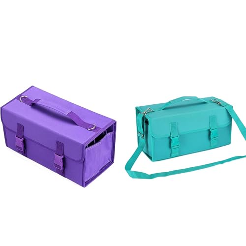 Image of Marker Case, 171 Slots Alcohol Marker Case Markers Carrying Bag Holder for Art Sketch Marker, Permanent Paint Marker, Dry Erase Marker, Repair Marker Pen, Color Highlighte Art Supplies