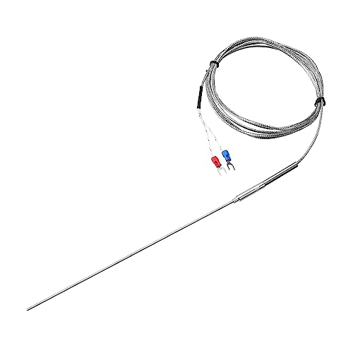 Sonde thermocouple type K en acier inoxydable pour haute température 1000°C