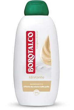 Borotalco Bagnodoccia Idratante Vaniglia e Avena, Bagnoschiuma Corpo, Formula Idratante e Avvolgente, Effetto Borotalco sulla Pelle, Dermatologicamente Testato, Flacone da 600 ml