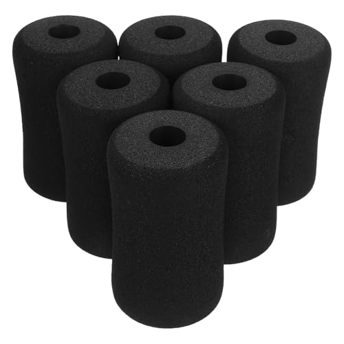 FAVOMOTO Set de 6 protectores de espuma para pies de rodillo para extensión de piernas y banco de pesas, cubiertas resistentes para equipo de gimnasio en casa miniatura 1