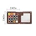 15 Gauge Acrylic Mini Palette, Mini Watercolor Palette Set, Pocket Artist Watercolor Travel Set, Portable Watercolor Palette Box Set with Brushes, Clips, Sketchbook, Paints, Storage Bag (A)