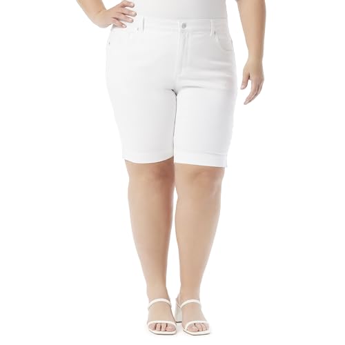 Best Denim Bermuda Shorts for Women Over 50: Finally, Confidence-Building Styles That Actually Address Your Concerns 6 Gloria Vanderbilt Women's Amanda Bermuda High Rise Short Standard