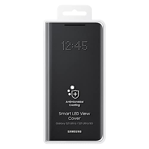 Image of Samsung Galaxy S21 Ultra 5G LED View Cover Black - 6.9 inches