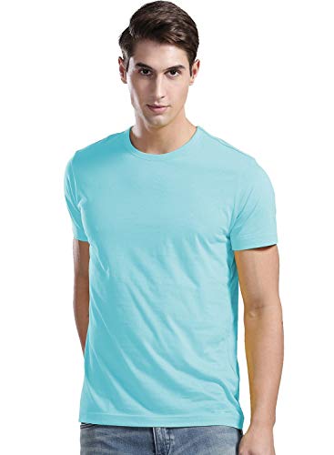 Image of ADRO Men's Cotton Solid Regular Fit T-Shirt