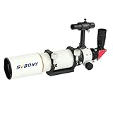 SVBONY SV503 Telescope, 80ED F7 Telescope for Adults High Powered, with SV182 Finderscope, SV135 Zoom Eyepiece, SV188P Dielectric Mirror Star Diagonal, Universal Dovetail Base, for Astro Observation