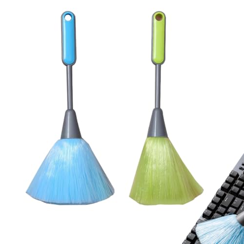 EYVRPAU 2 pezzi di soffice piumino per la cucina, spazzola per tastiera per computer, spolverino in microfibra, spolverino per finestra, spolverino per la pulizia, strumento per la polvere morbido