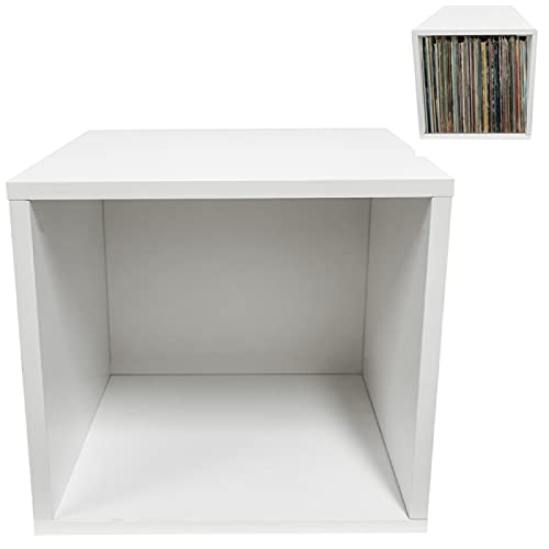 VDD Cube d'armoire de Rangement en Vinyle LP - Armoire à disques - Rack de Stockage de disques Vinyle LP