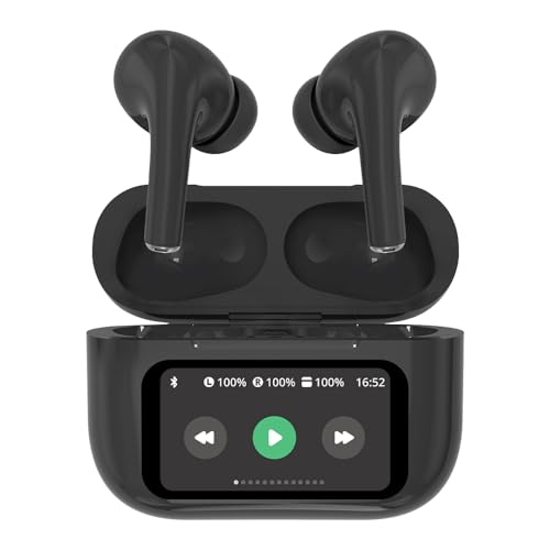 ���C�����X�C���z�� Bluetooth 5.4 �u���[�g�D�[�X �C���z�� ���@�\�^�b�`�X�N���[�� ANC �A�N�e�B�u�m�C�Y�L�����Z�� HiFi���� �d�ቹ �u���ڑ� Type-C �}���[�d 25���Ԃ̍Đ����� ���^/�y�� �h�� �Ў�/���� iPhone/i