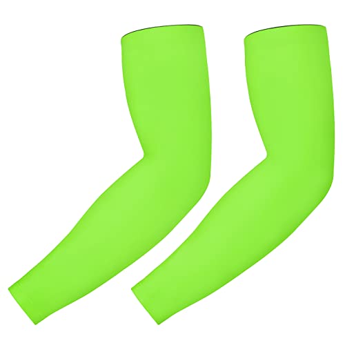 HDE Arm Sleeves for Men Women, Compression Sleeve Arm UV Protection Basketball Baseball Football (Pair)2