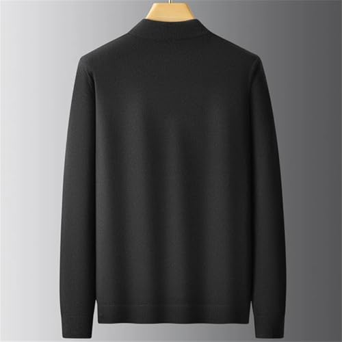 Men Solid Casual Pullover Wool Sweater Crew Neck Soft Warm Long Sleeve Knit Jumper2