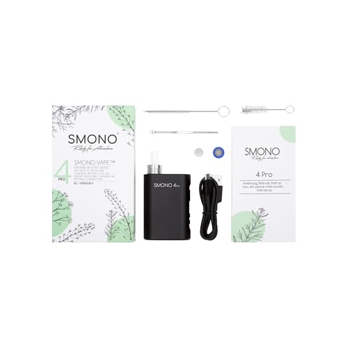 Smono No. 4 Pro Vaporizer 2025 - Verdampfer + Labor-Glasmundstück + hohe Sicherheit