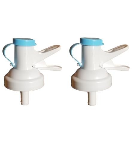 XYZ Boat Supplies 2 Pack 50mm Threaded Water Jug Dispenser Valve, Fits 1–5 Gallon 50 mm mouth Bottles Only, BPA Free Reusable Spigot, Leak Resistant When Installed Correctly, Measure Before Purchase