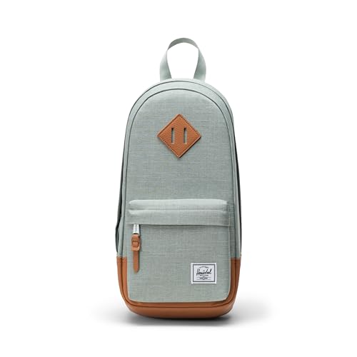 Herschel Supply Co. Heritage Shoulder Bag, Iceberg Green Crosshatch
