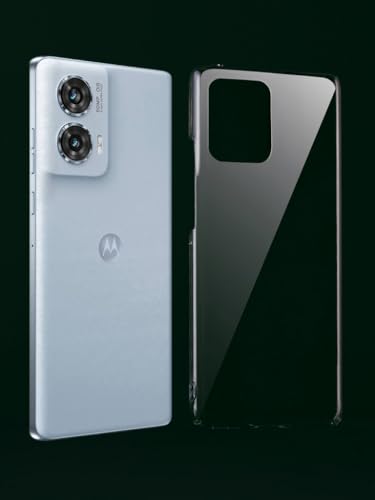 Image of DIZORO Compatible with Motorola Moto Edge 50 Fusion 5G Back Cover Case Clear,[ Anti Yellow ][Military Grade Protection] Hard PC Back Cover Transparent