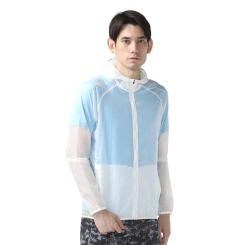 [ティゴラ] 陸上/ランニング ウインドブレーカー 軽量撥水スケルトンジャケット メンズ LLユニ(O) クリアー