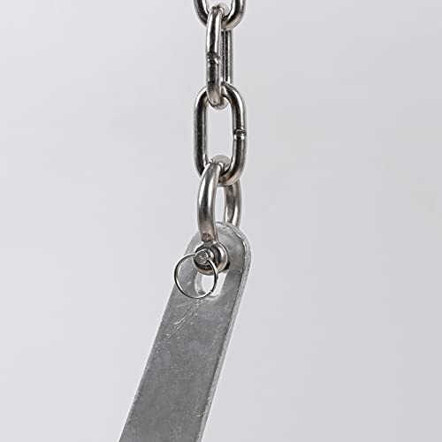 Deck Man 316 Stainless Steel 5/16" Boat Anchor Chain With 2 Pcs 3/8" Anti-Off Shackles，Marine Grade (15 Ft) #TOP5