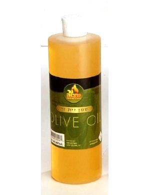 Ner Mitzvah Chanukah Olive Oil - 16 Oz.
