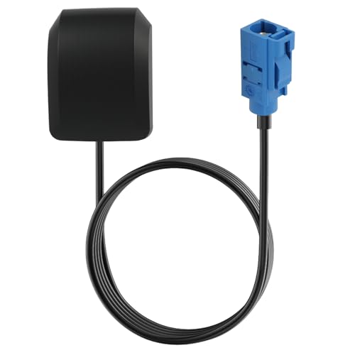 Antena de Navegación GPS Activa Impermeable con Conector Fakra C, Barcos, Sistema de Rastreo GPS y Telemática Vehicular, Compatible con 4G LTE y IOT, Cable de 3 Metros