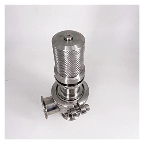 Valve de sécurité réglable 3-8 bar Tri-clamp 1.5 acier 304 - 3