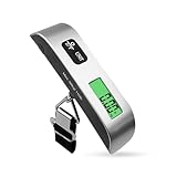 Gepäckwaage, 50kg x 10g Digitalwaage Tragbare LCD-Anzeige Mini Hängende elektronische...