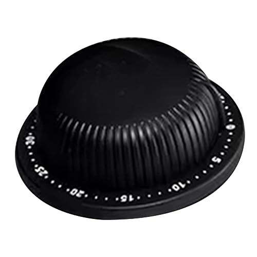 DIYEAH 4 Stück Küchenuhr mechanisch Kind Magnetische Timer zum Kochen Pomodoro Timer für Küchentimer magnetisch Eieruhr zum Kochen von Eiern Studienzeitgeber Plastik Black – Bild 7
