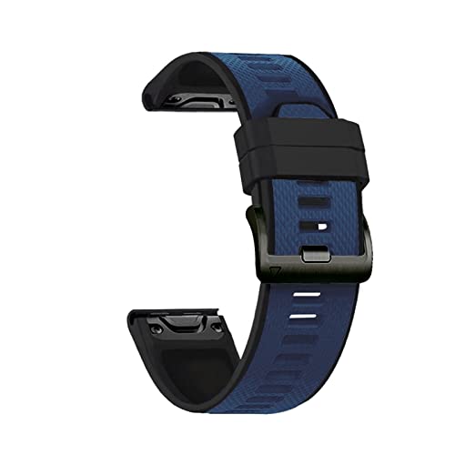 Bracelet silicone 26mm pour Garmin Fenix 6X Pro 5X Enduro, accessoire Easyfit Agate