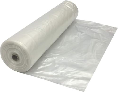 Farm Plastic Supply - Protective Clear Overwintering Plastic Film - Overwintering Film 6 Mil Clear Plastic Film Greenhouse Plastic Durable Plastic Sheeting (4 Mil 4 x 100)