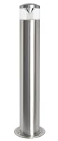 Zenon Lighting Collection Modern LED Bollard Post Light Stainless Steel Pathway Luminare ZLC075 with 4w GU10 CW