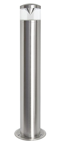 Image of Zenon Lighting Collection Modern LED Bollard Post Light Stainless Steel Pathway Luminare ZLC075 with 4w GU10 CW