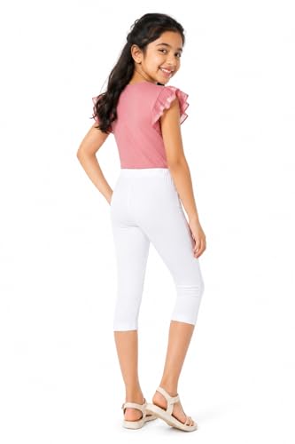 Image of BODYCARE Girl's Regular Fit Capri Pack Of 2