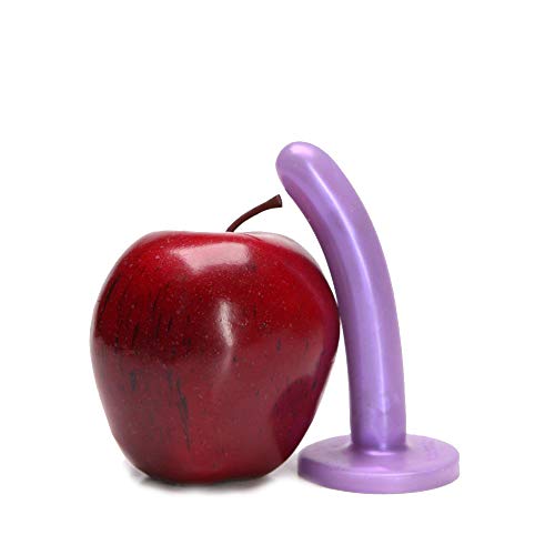 Tantus Adult Toys Silk Dildo - Ultra-Premium Sex Toy for Sexual Wellness - Glossy, Flexible, Silicone Dilators - Sexual Toys for Anal, Vaginal, Beginners, Men, Women - Small, Lavender