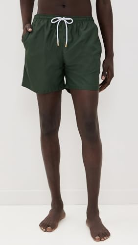 Ancora Men's The Solid Olive Swim Trunks 5.5"2